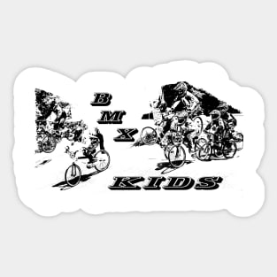 bmx kids Sticker